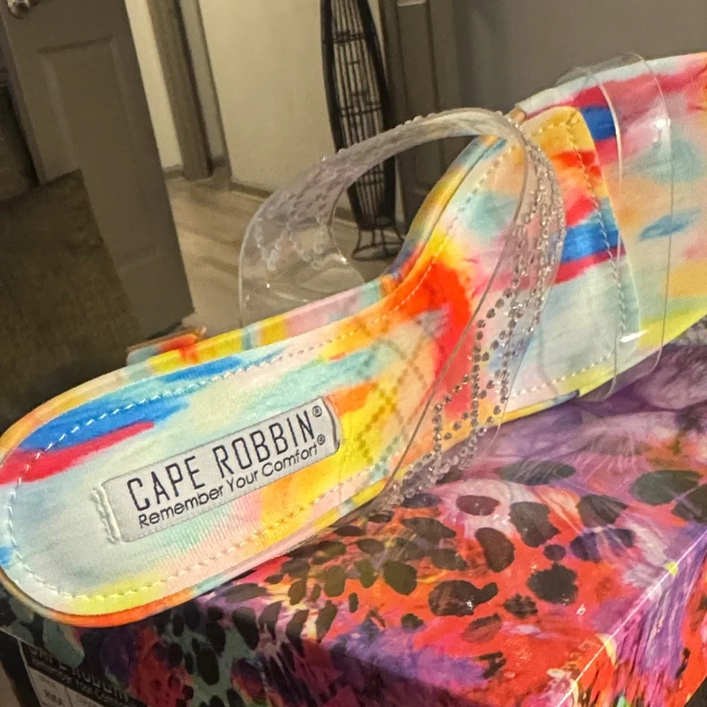 🔥Cape Robbin Risk Platform Shoes Size 9 US Rainbow Dancer Shoes🔥 BRAND NEW